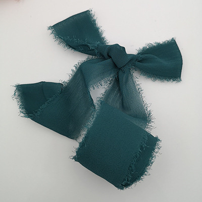 Wholesale Frayed Edge Handmade Fringe Chiffon Ribbon for Gift Wrapping, Bouquets, Wedding Invitations, Crafts Decoration