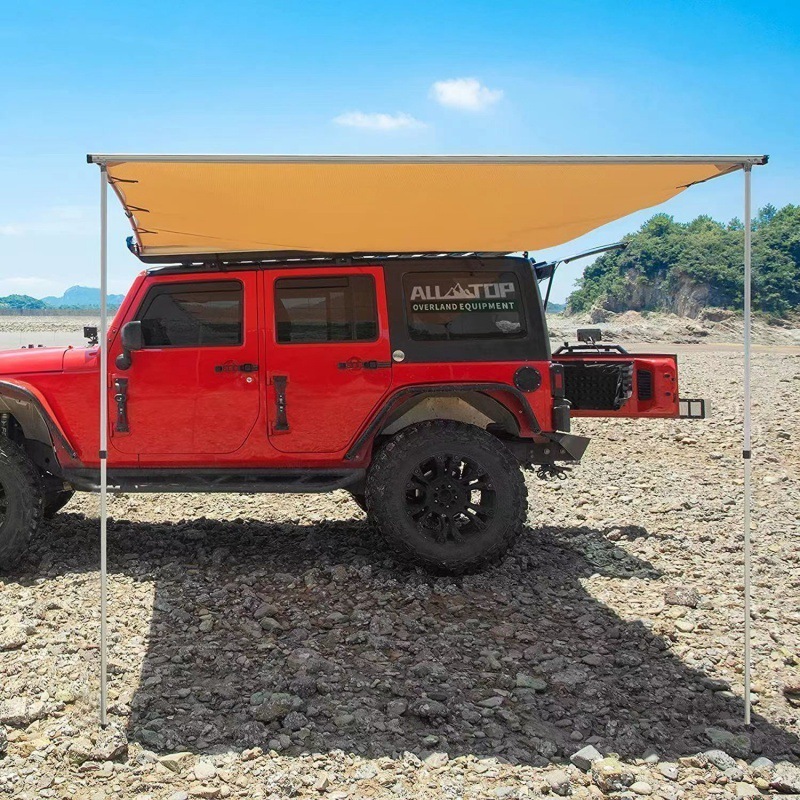 Retractable car roof side awning 4x4 4wd camping car awning