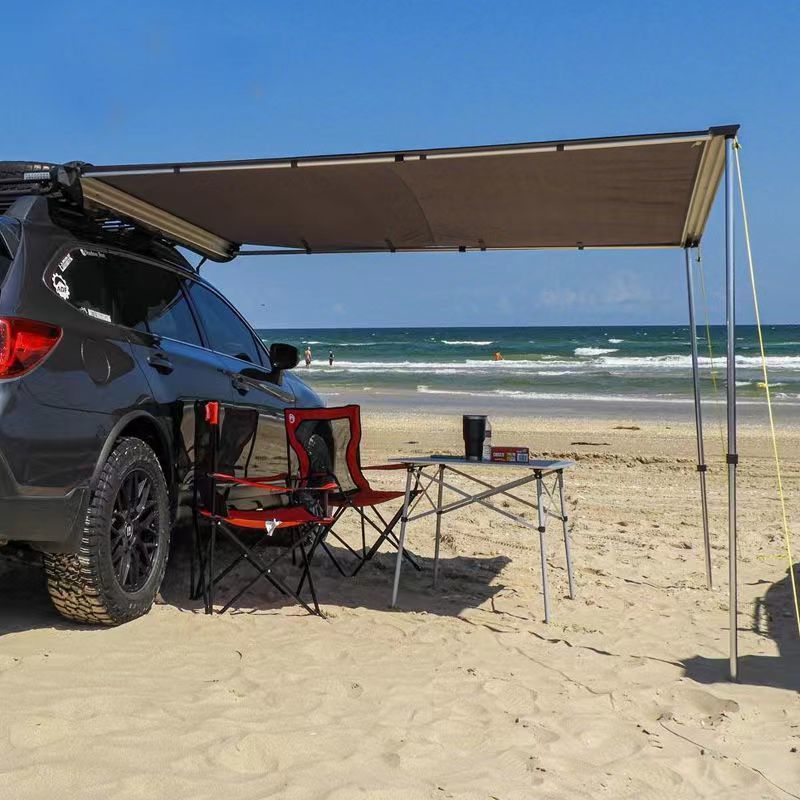 Retractable car roof side awning 4x4 4wd camping car awning