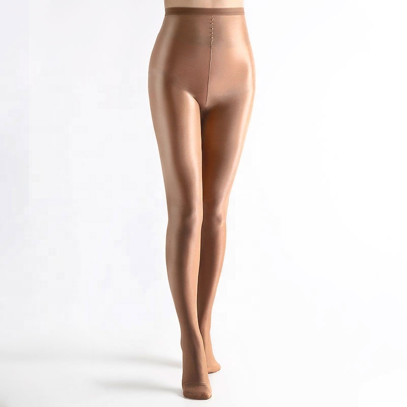 Popular fashion carnival women's 70D reflective dance stockings sexy oil silk skin tone stockings shiny pantyhose /tights