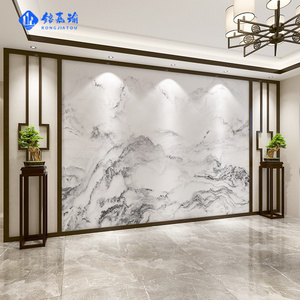 Carbon rock board background wall panel PETG marble grain carbon crystal clean white board wood decorative panel wall panel