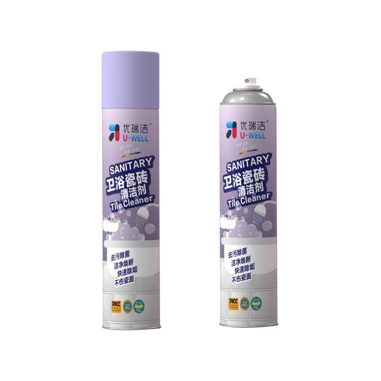 U.well High Quality Public Aerosol Cleaner Toilet Cleaner Foam Degreaser Cleaner Biodegradable Cleaning Spray