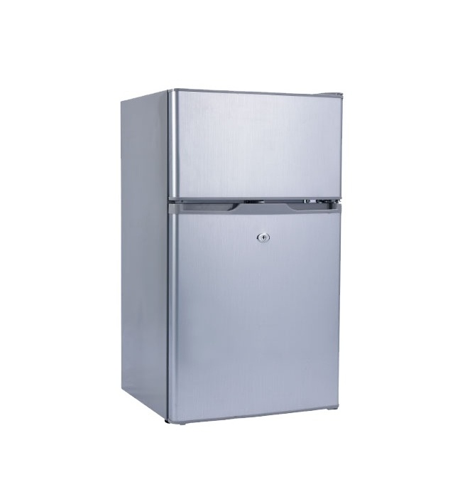 BCD-98 98Liter DC 12V 24V Upright 38liter Top fridge Small Solar Refrigerator household with lock compact refrigerators