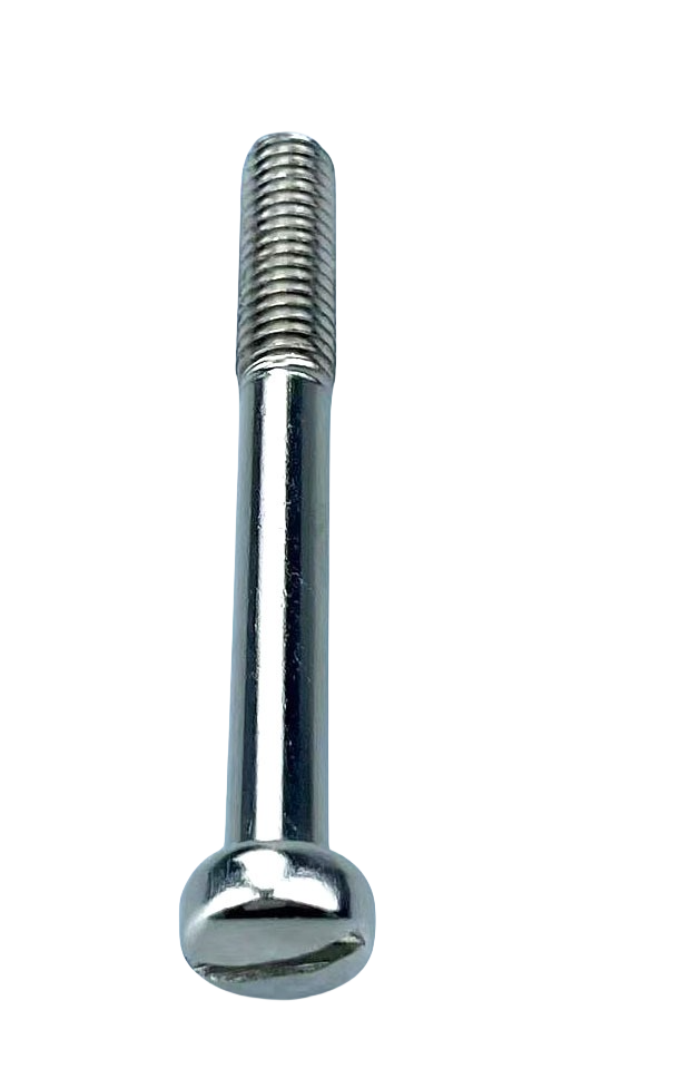 Slotted flat pan head bolt stainless steel truss umbrella mushroom head slotted bolt