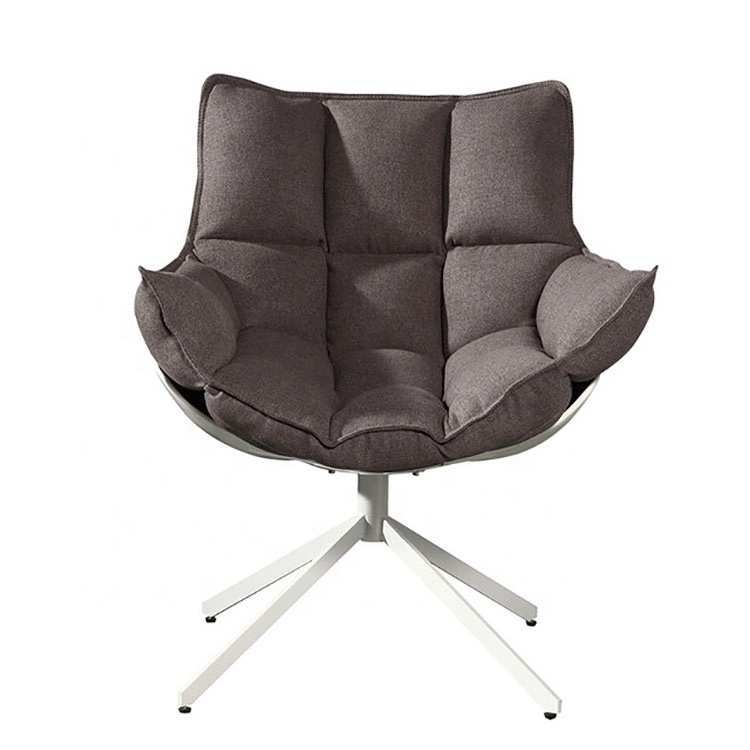 High profile shell chair Husk office lounge chair Hotel metal sofa chair