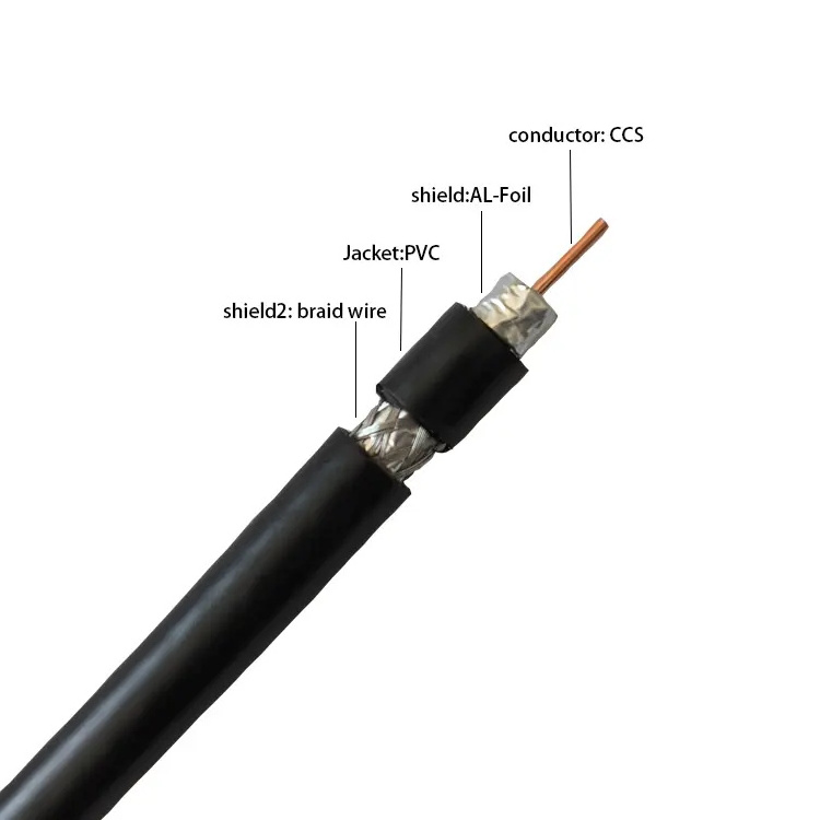 RG6 RG59 RG11 Coaxial Cable Use For TV CATV CCTV Mobile Communication GPS