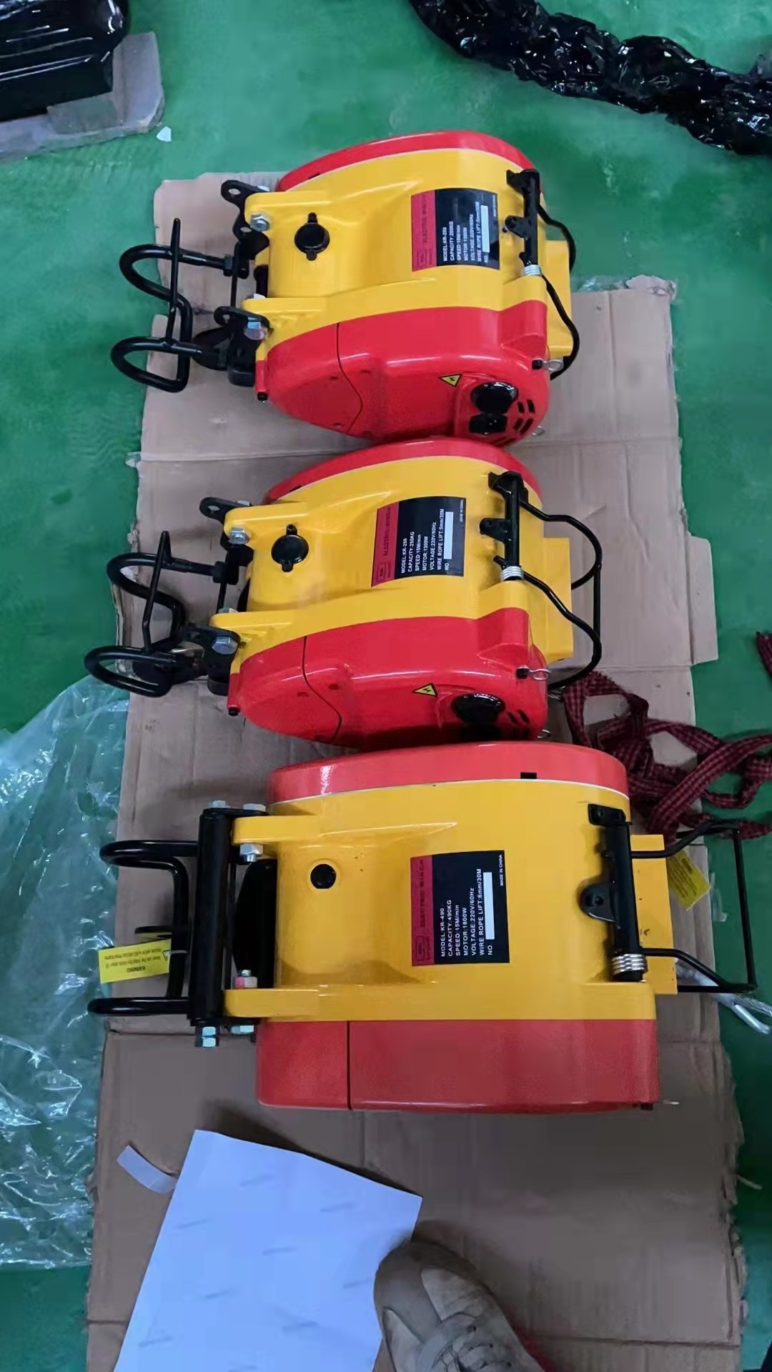 Taiwan Mini Type High Quality 100kg /300kg /500kg Crane Tools Small Electric Winch Hoist Lift Little diamond Crane