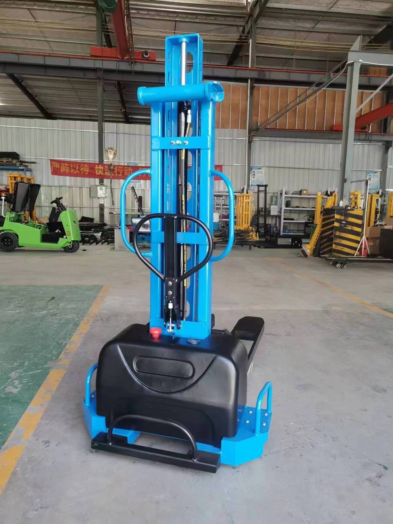 Hot Sale 500kg 700kg 1 Ton Lithium Battery Semi Electric Full Electric Portable Smart Forklift Self Loading Stacker