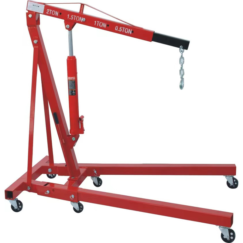 2ton 3 Ton Hydraulic Foldable Unfoldable Engine Crane Shop Crane