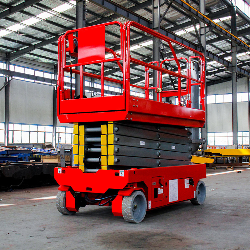 High Quality Aluminum Aerial Work Platform Hydraulic Small Vertical Lift Ladder Mobile Single Lift