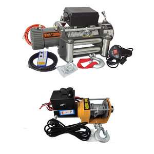 12v 9500lbs Winch Oem 4x4 Wholesale 9500lbs With Synthetic Rope 4x4 Offroad Accessories Electric Winch