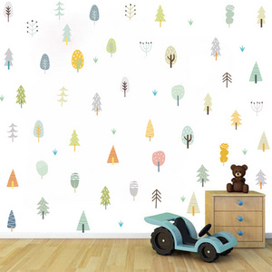 Waterproof Vinyl Wall Sticker Baby Nursery Decoration Child Room self-adhesive peel Wallpaper Vinyl Wall Sticker for kids