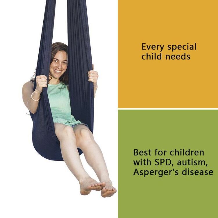 Kids Cotton Swing Hammock Cuddle Up Sensory Child Therapy Swing