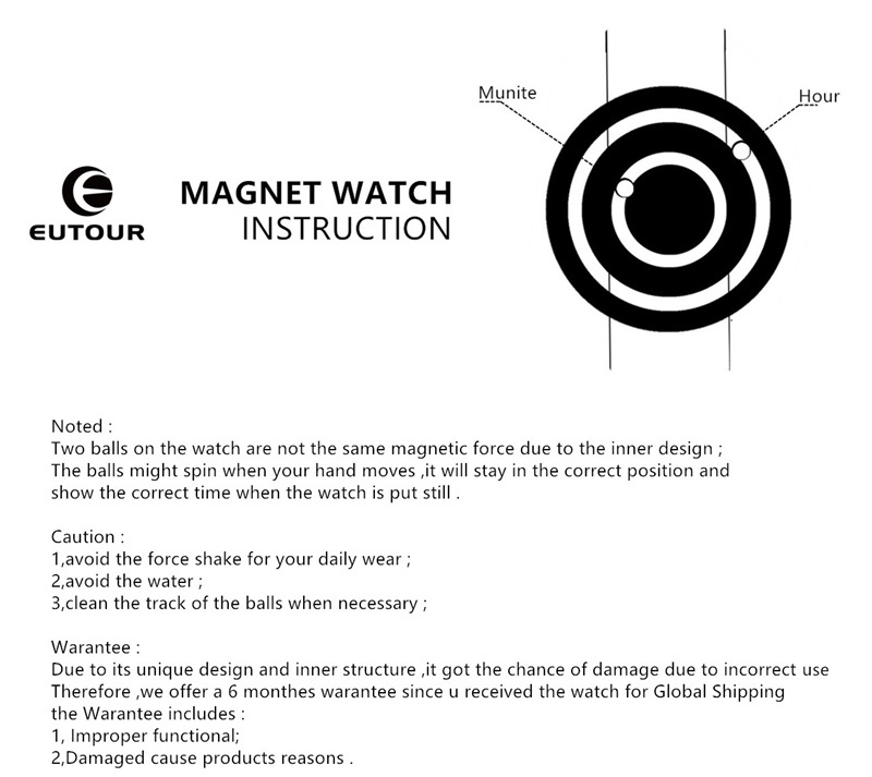 Men's Watch Women's Pair Watches Magnetic Watch Ball Bearing Quartz Wristwatches For Men Ladies With Stainless Relojes