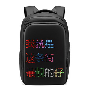 Led screen Backpack with led display, led billboard human walking backpack