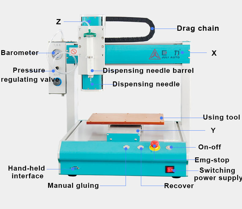 Automatic Spray Glue Machine Liquid Adhesive Sprayer Glue Dispenser PCB Conformal Coating Machine