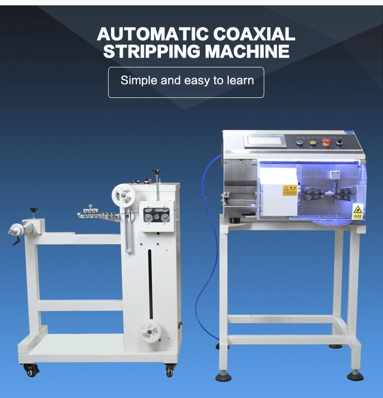 JL-620-9600S Automatic thick coaxial cable stripping and cutting machine coaxial cable stripping machine