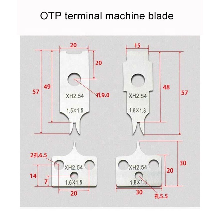 Terminal machine blade/OTP blade/Bending net/Knife for terminal crimp