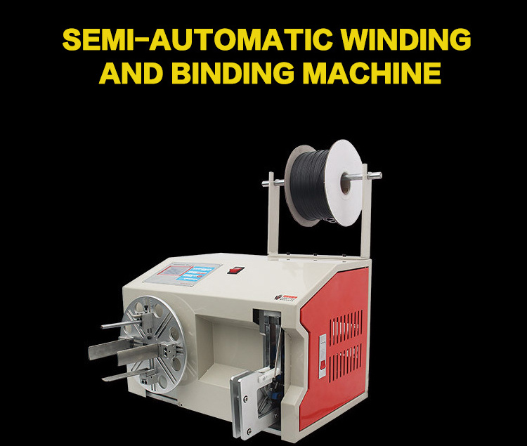 JL-5-30A Semi-automatic winding cable tie machine automatic wire binding machine