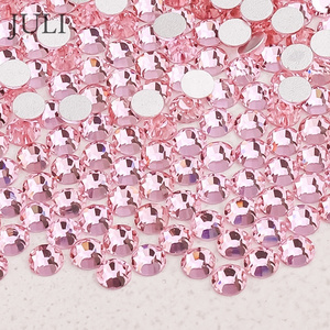 Wholesale Ss12 Ss16 Ss20 Crystal Stones Stickers Non Hot Fix Strass Glass Flatback Rhinestones