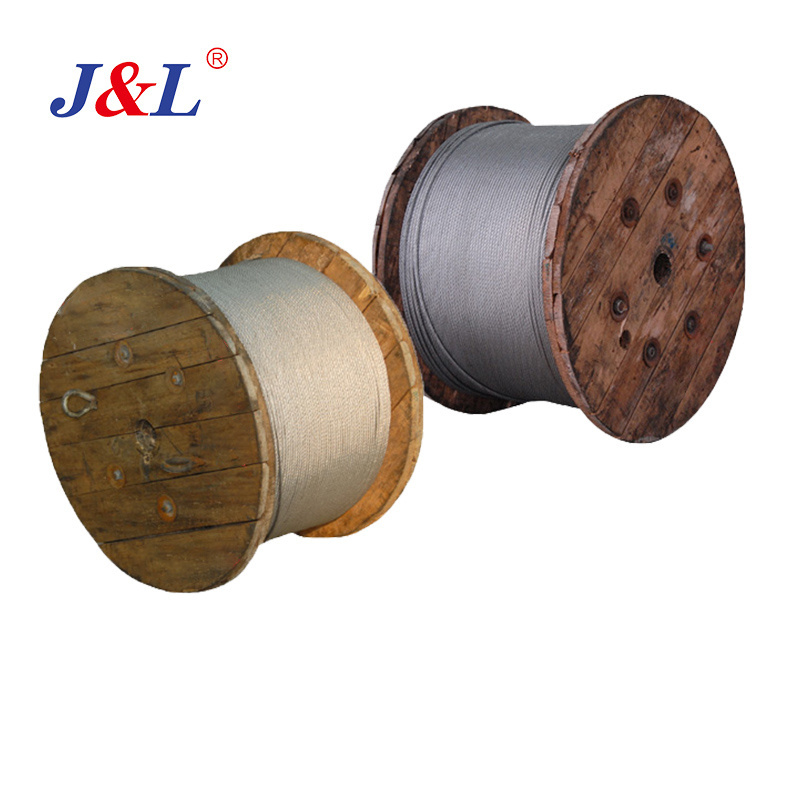 JULI 6x36 Wire Rope 32mm Smooth ISO Galvanized Cutting GB Construction Hot Dipped Galvanized Aircraft Cables Ungalvanized Steel