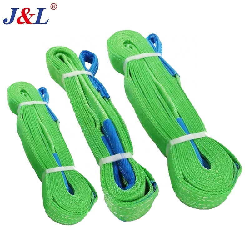 JULI Safety factor 5:1 6:1  7:1 8:1 polyester webbing sling lift belt