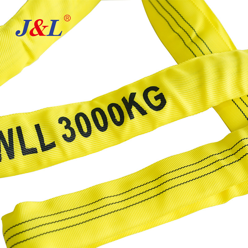 JULI round slings purple/ Endless slings Heavy duty soft polyester lifting  EN/AS OEM ODM good quality