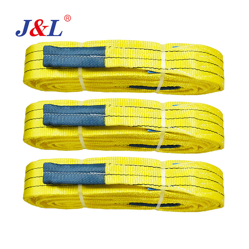 JULI polyester 1T~12T webbing sling OEM&ODM factory customized web sling for lifting