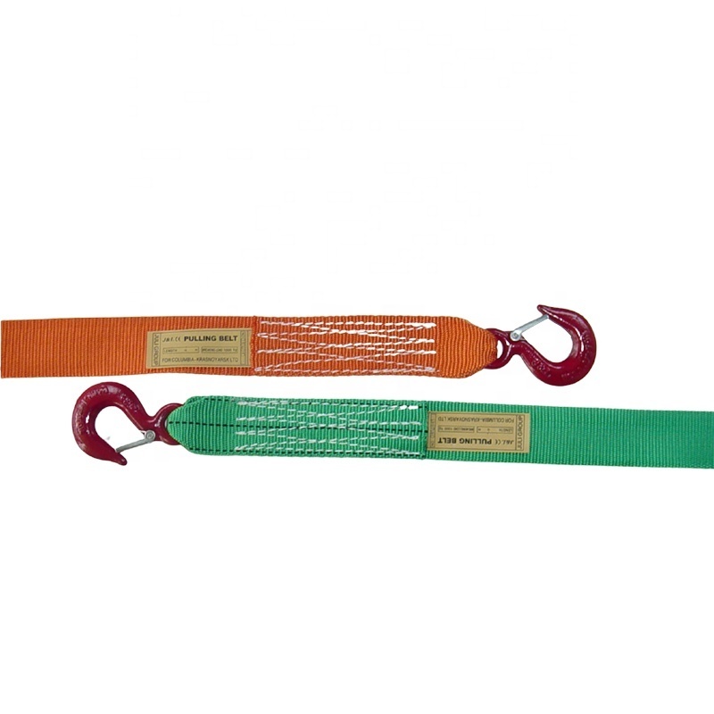 JULI towing belt for cars Breaking  load 1000kg~3000kg snatch strap with slings eye hook OEM ODM factory