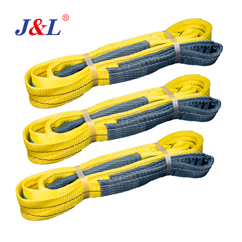 JULI polyester 1T~12T webbing sling OEM&ODM factory customized web sling for lifting