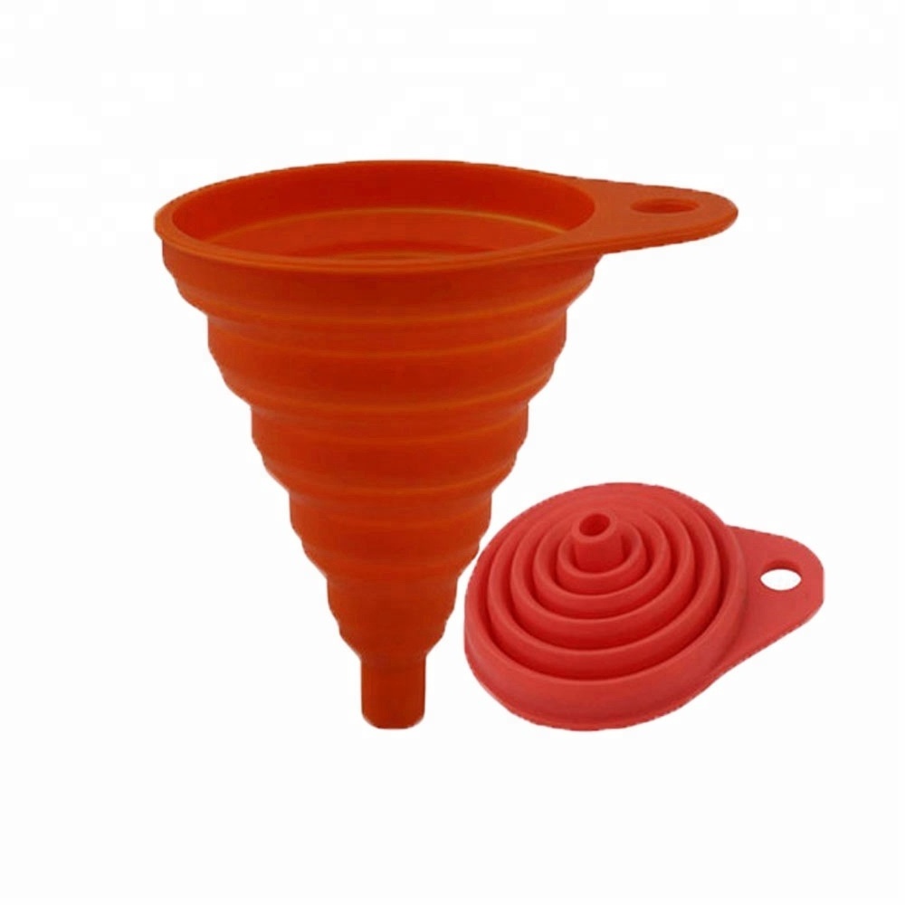 Collapsible New Type Silicone Plastic Funnel