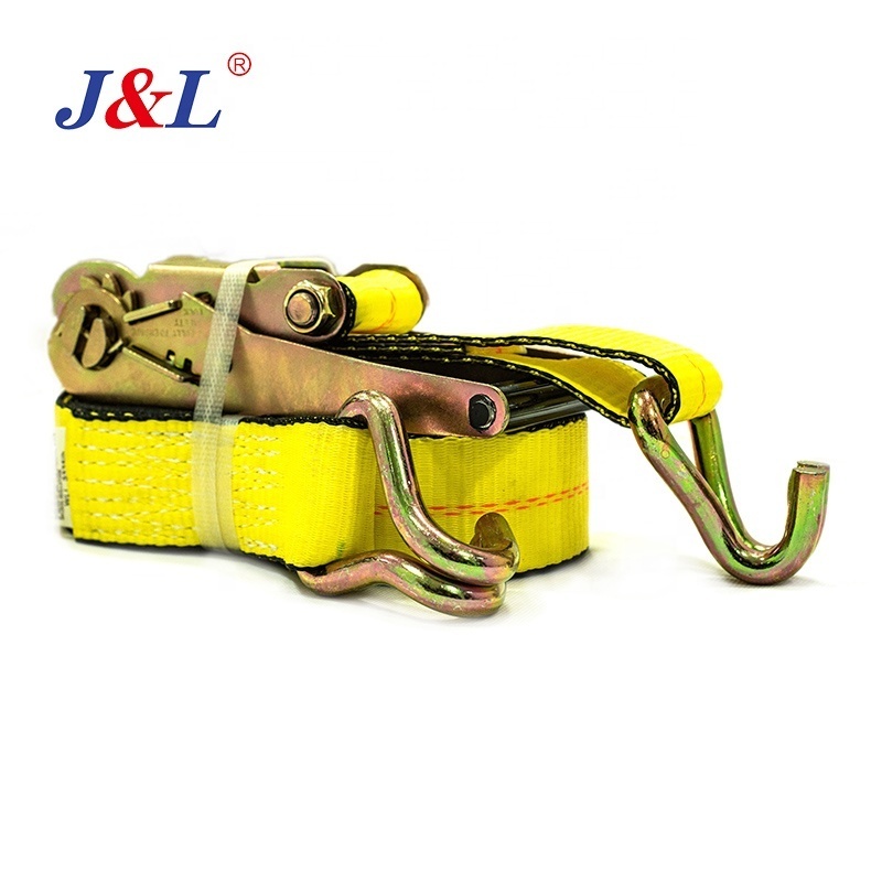 Julisling Heavy Duty Lockable Binding Transport Cargo Control Ratchet Straps Load Tension Lashing Belt Tie Down Ratchet Straps