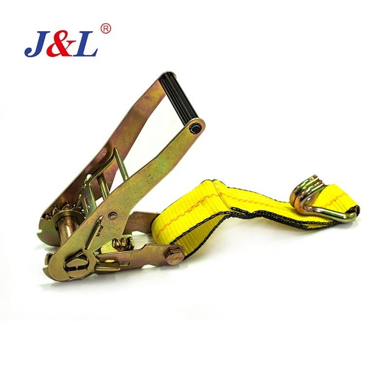 Julisling Heavy Duty Lockable Binding Transport Cargo Control Ratchet Straps Load Tension Lashing Belt Tie Down Ratchet Straps