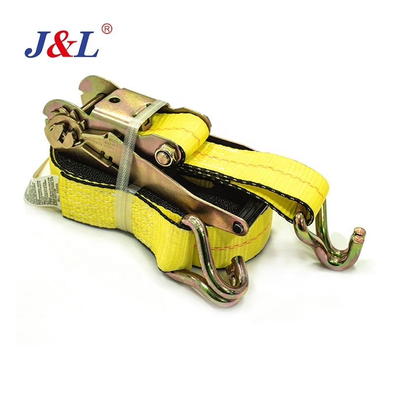 Julisling Heavy Duty Lockable Binding Transport Cargo Control Ratchet Straps Load Tension Lashing Belt Tie Down Ratchet Straps