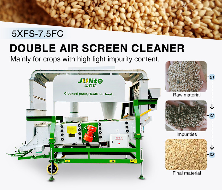 Agriculture Equipment Of  Wheat / Bean /Maize Seed & Grain Cleaning Processing Machine