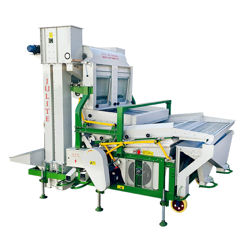 Julite Wheat Chia Seed Processing Equipment Sesame Cleaning Machine Maize Paddy Seed Grader Machine