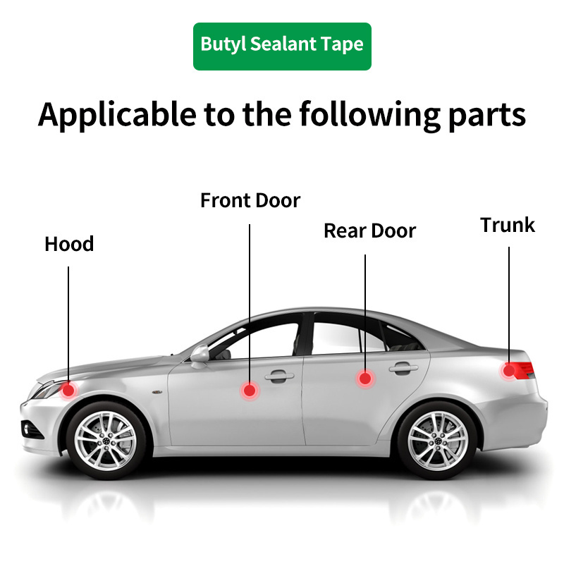 Butyl windscreen sealant for retrofit HID Bi-xenon Headlights , Automotive car adhesive , car stickers