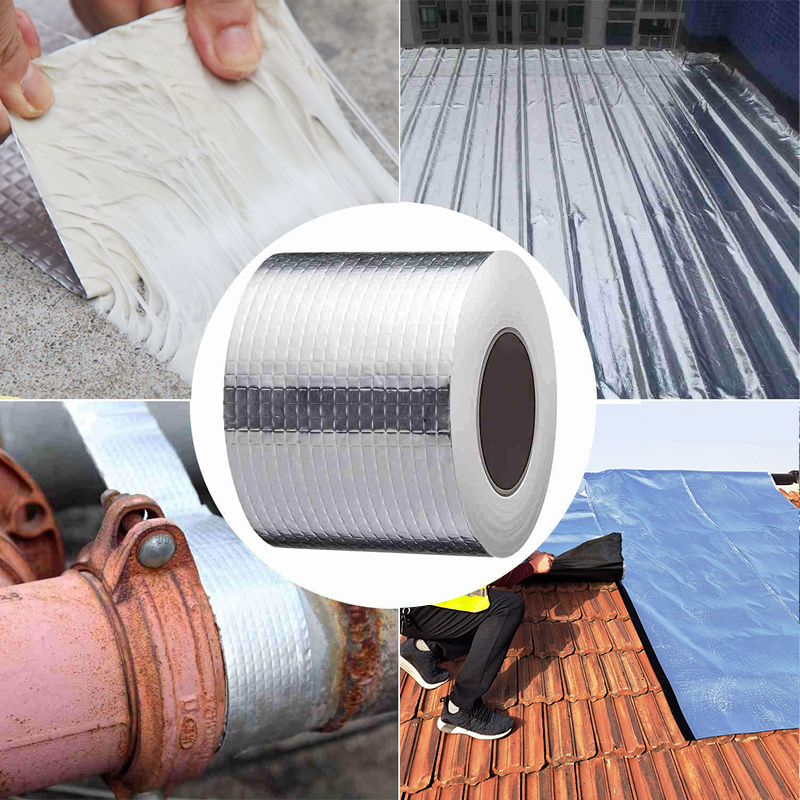 New super strong Aluminium foil butyl rubber Waterproof tape for metal roof