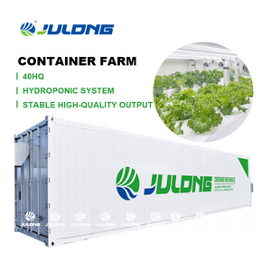 shipping container farm with hydroponic vertical system  for vegetable growing container