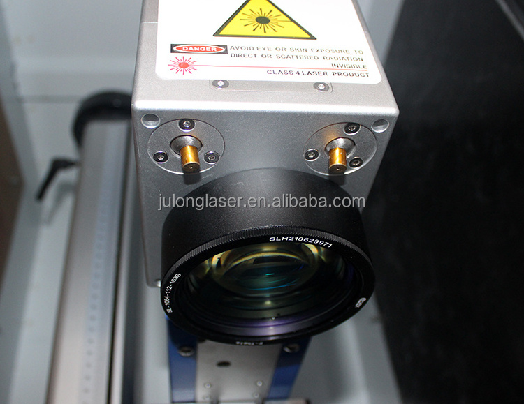 Julong 20w 30w 50w semi-enclosed fiber laser marking engraving machine &laser marker price