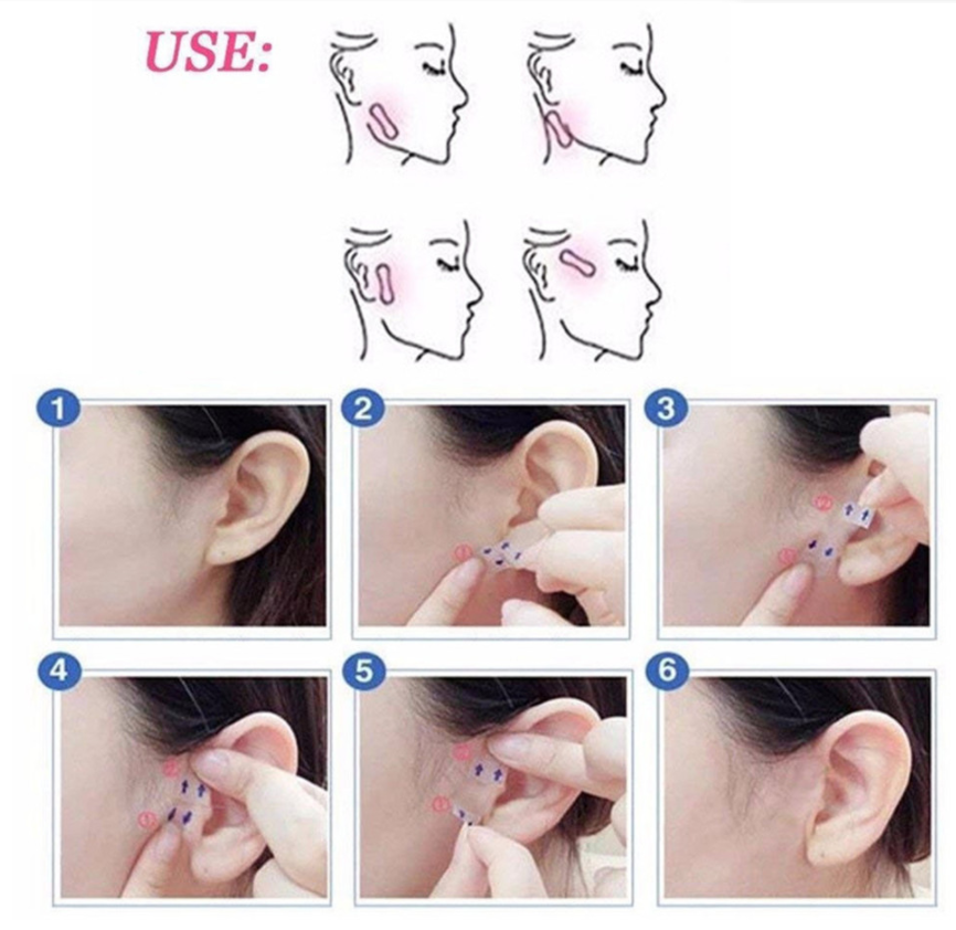 Hot sell Instant Face Lift Neck Chin Lift Secret Tapes Facial Slim Anti Wrinkle Sticker V Face Shaper Artifact Invisible Sticker