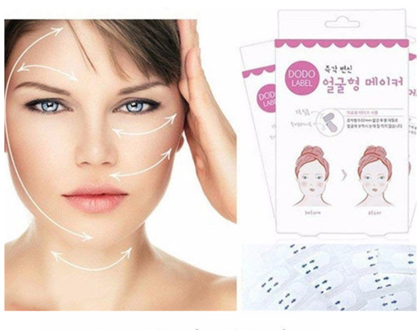 Hot sell Instant Face Lift Neck Chin Lift Secret Tapes Facial Slim Anti Wrinkle Sticker V Face Shaper Artifact Invisible Sticker