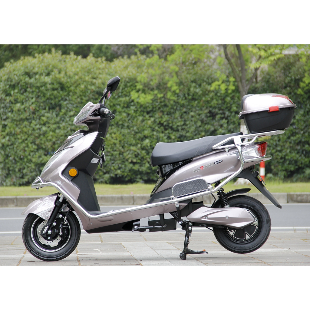 SKD OEM Street Legal E Scooter 72v Moped Electric Motorcycle With Pedals, 1000W Street Legal Moped