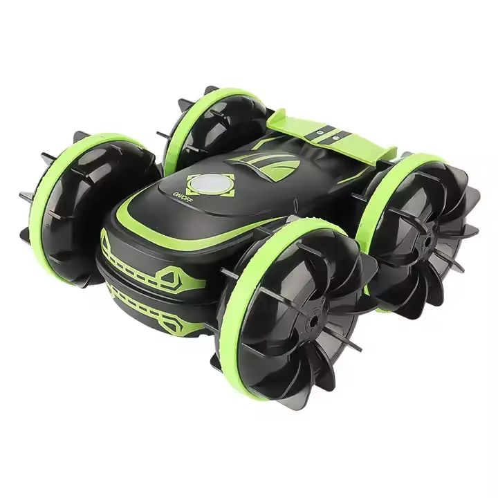 2.4G Stunt Waterproof All Terrain Amphibious Four Wheel Drive Radio Control Car Amphibious Remote Vehicle Car