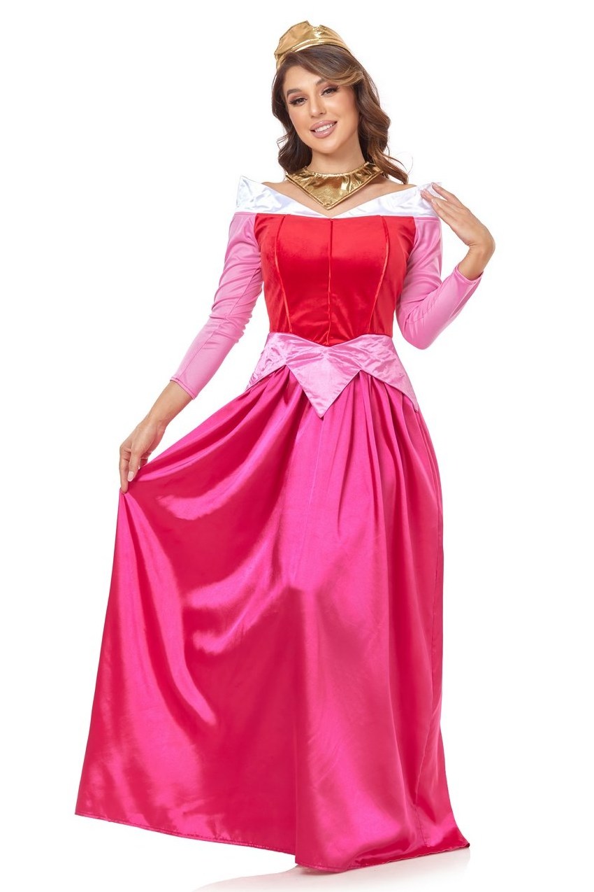 Pink Princess Peach Dress Adult Cosplay Costume for Women Birthday Halloween Party Cos Peach Princess Costume Carnival Outfits