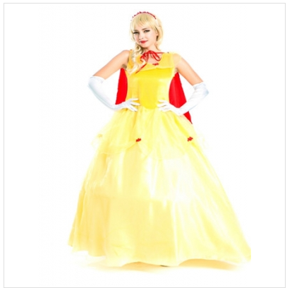 Medieval Court Ladies Princess Snow White Fairy Tale Fancy Dress Halloween Party Costume