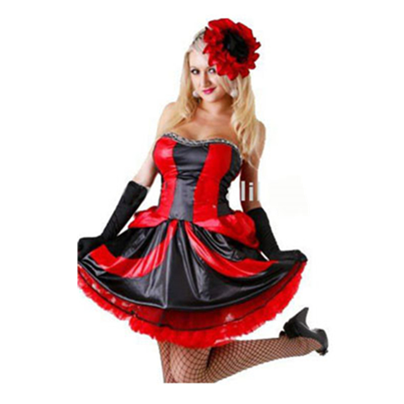 Sexy spanish dancer halloween gypsy costume