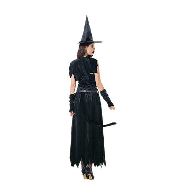 Adult halloween  role play sexy cape queen devil witch costume