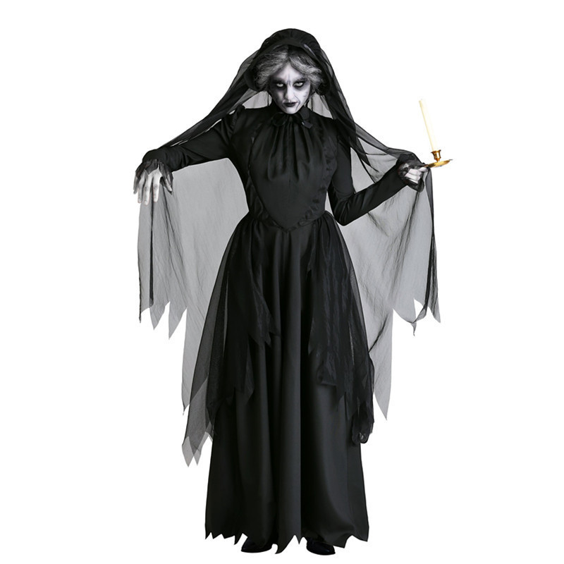 Adult Halloween Horror Ghost Dark Corpse Zombie Bride Costumes