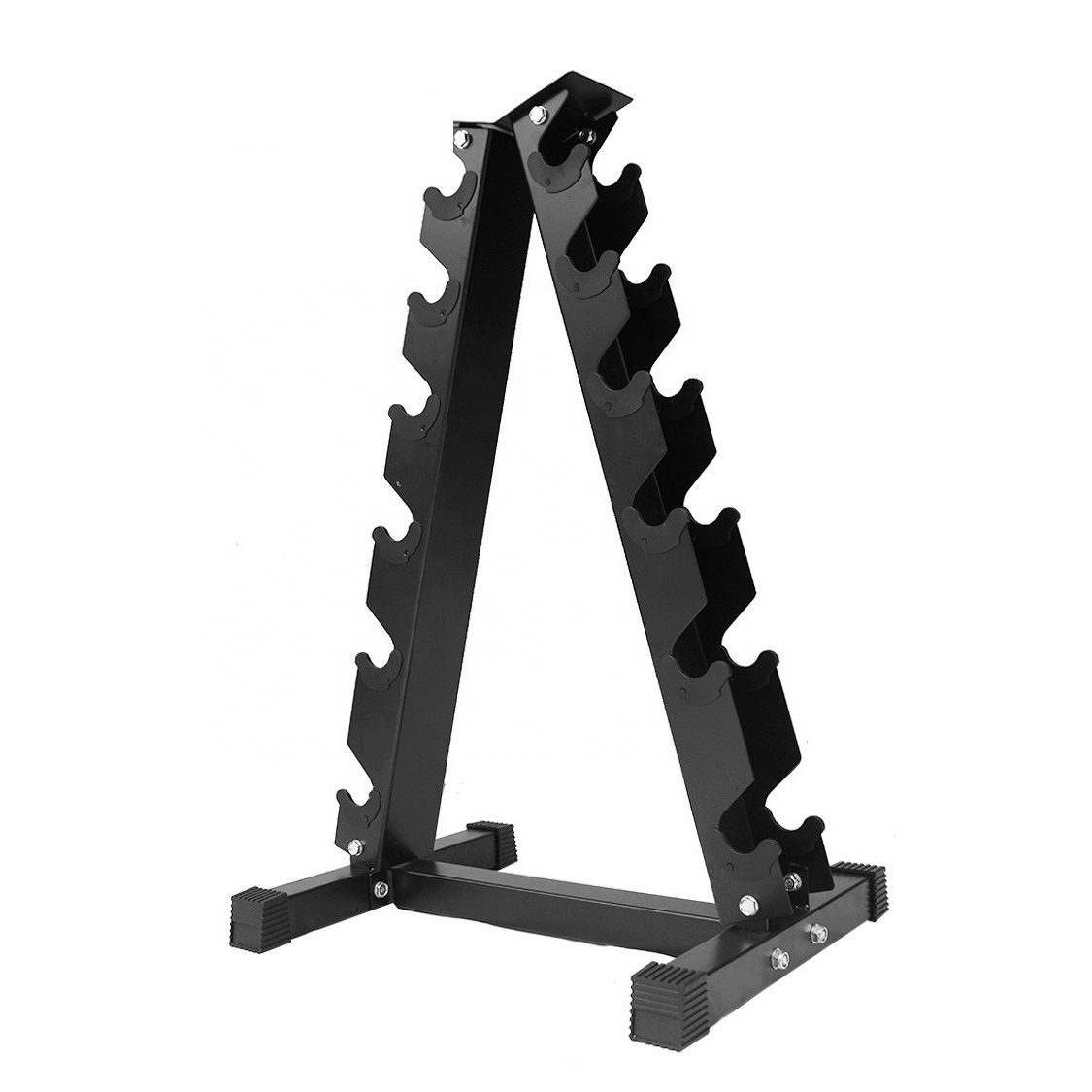 A Frame Dumbbell Rack Stand Vertical Dumbbells Rack 3/5/6/10 Tier Weight Rack